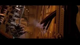 large explosion in factory workshop — Spider Man 2