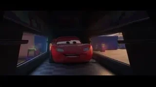 vintage car parked in desert with mushroom cloud — Cars 3