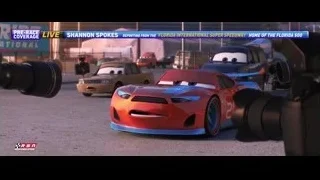 Race cars on track — Cars 3