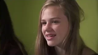 Close-up of young woman with blonde hair — Screened Out