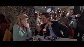 people in a restaurant — American Psycho