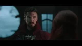 Man in red cloak with beard and woman — Doctor Strange 2
