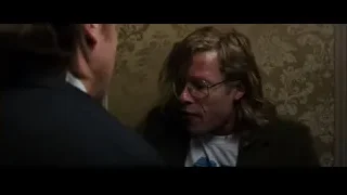 man with blonde hair in floral room — Iron Man 3
