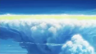 Vast colorful sky with cloud formation — Weathering with You