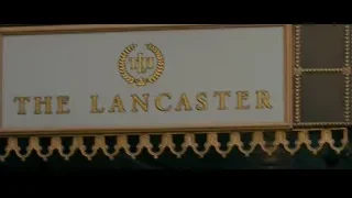 signboard 'THE LANCASTER' with emblem — The Dictator