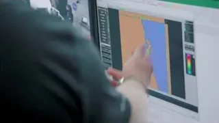hand pointing at computer screen map — Elon Musk: Return to Space