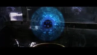 blue jellyfish floating in dark room — The Matrix