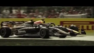 Formula One cars racing on track — F1