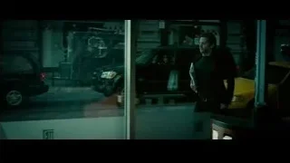 Men shaking hands by taxi station window — Limitless