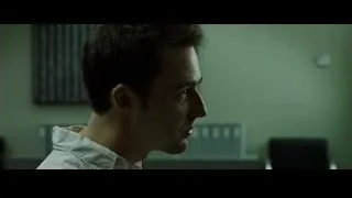 Man with serious expression in office — Fight Club