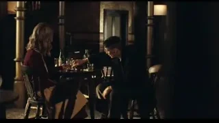 man and woman at table in bar — Peaky Blinders
