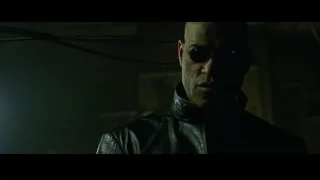bald man in leather jacket and sunglasses — The Matrix