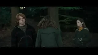 young boy and girl walking in forest — Harry Potter and the Goblet of Fire