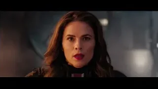 Woman's serious face with red lipstick — Doctor Strange 2