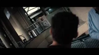 Person at top of industrial stairwell — Interstellar