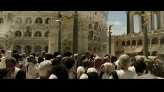 Roman soldiers playing drums at Colosseum — Gladiator 2