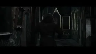 Person walking in dark eerie hallway — Harry Potter and the Goblet of Fire
