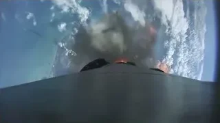 view of large explosion from above — Elon Musk: Return to Space