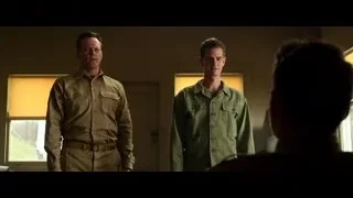two men standing in room — Hacksaw Ridge