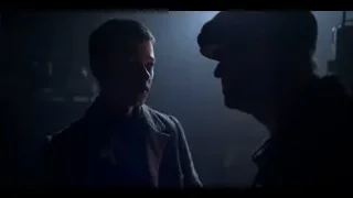 two men talking in dimly lit room — Peaky Blinders
