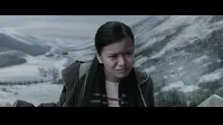 woman on snowy mountain landscape — Harry Potter and the Goblet of Fire