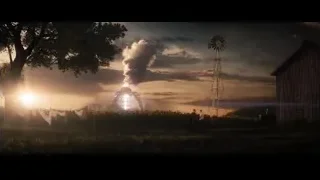 plume of smoke rising from farm — Superman: Man of Steel