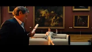 man in suit looking at painting in museum — John Wick: Chapter 4