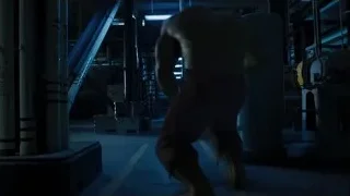 man working out in dark industrial room — The Avengers