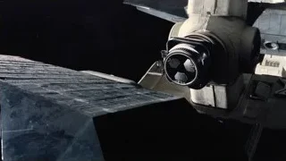 Spacecraft with camera in outer space — Interstellar