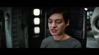 woman's face in dimly lit room — Interstellar