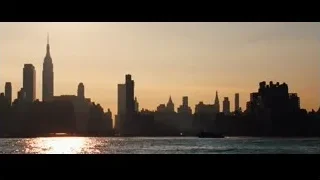 City skyline at sunset — The Secret Life of Walter Mitty