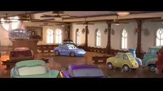 colorful cars on display in large room — Cars
