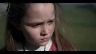 Young girl with closed eyes outdoors — Peaky Blinders