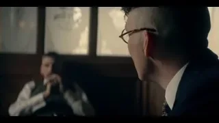 man in suit with hands covering face — Peaky Blinders
