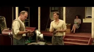 two men on house porch — Hacksaw Ridge