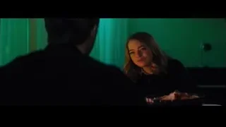 man and woman at table with food — La La Land