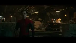 Spider-Man in dimly lit room — Spiderman: No Way Home