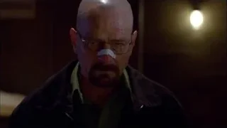 Walter White with bandage on face — Breaking Bad