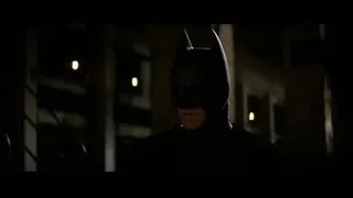Batman's face in a dark alleyway — Batman: The Dark Knight