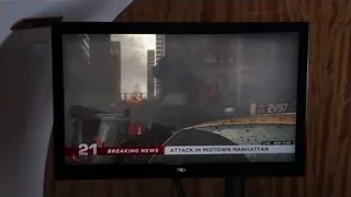 news report about Midtown Manhattan attack — The Avengers