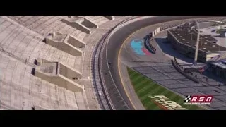 aerial view of cars racing on track — Cars 3
