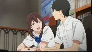young couple writing at classroom desk — I Want To Eat Your Pancreas
