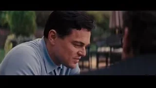 man with eyes closed deep in thought — The Wolf Of Wall Street