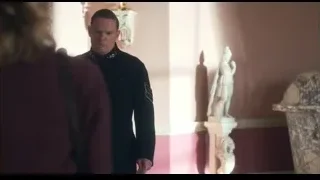 man and woman in pink room with statues — Peaky Blinders