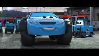 Cars characters in desert landscape — Cars 3