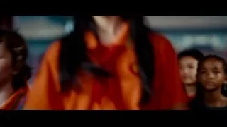 young girl with braided hair — The Karate Kid