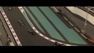 orange and black cars racing on track — F1