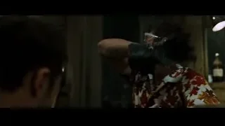 man in floral shirt wearing safety goggles — Fight Club