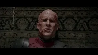 bald man with bloody face — Deadpool
