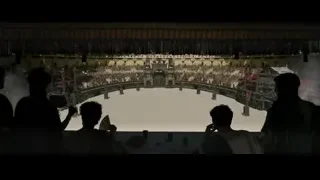 Auditorium with stage and crowd — Gladiator 2